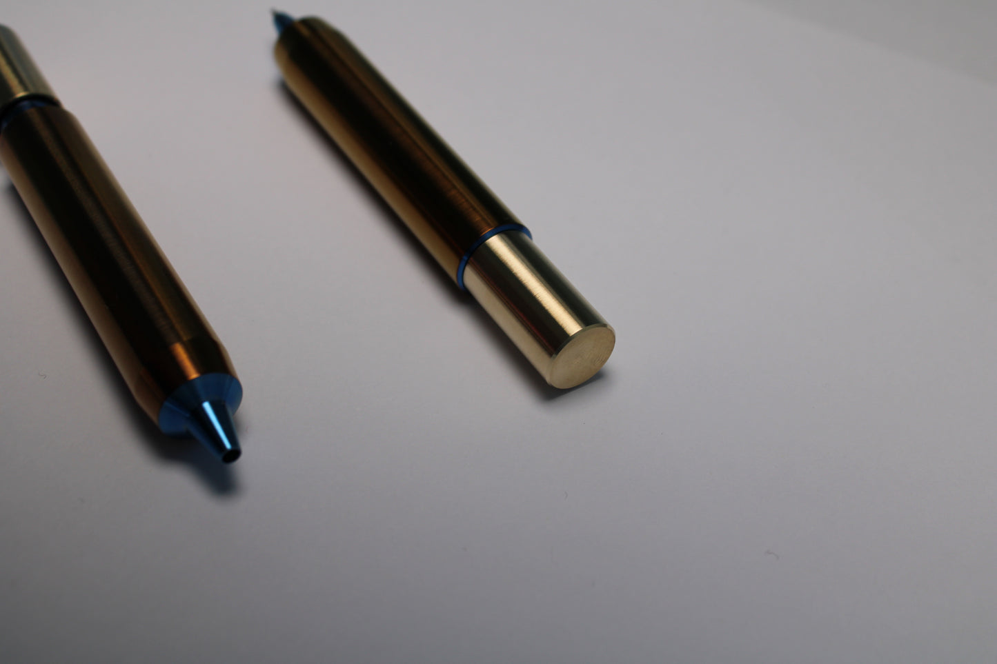 55 Clipless Twist Pen x KVR - 6Al-4V Titanium Body - C63000 Bronze Top - Triple Bevel Nose - OHTO Ceramic ISO G2