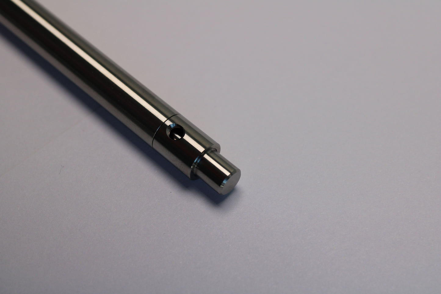 38 Clipless Click Pen - 6Al-4V Titanium Round Nose - Grip Lines - Pilot Acro 0.5mm