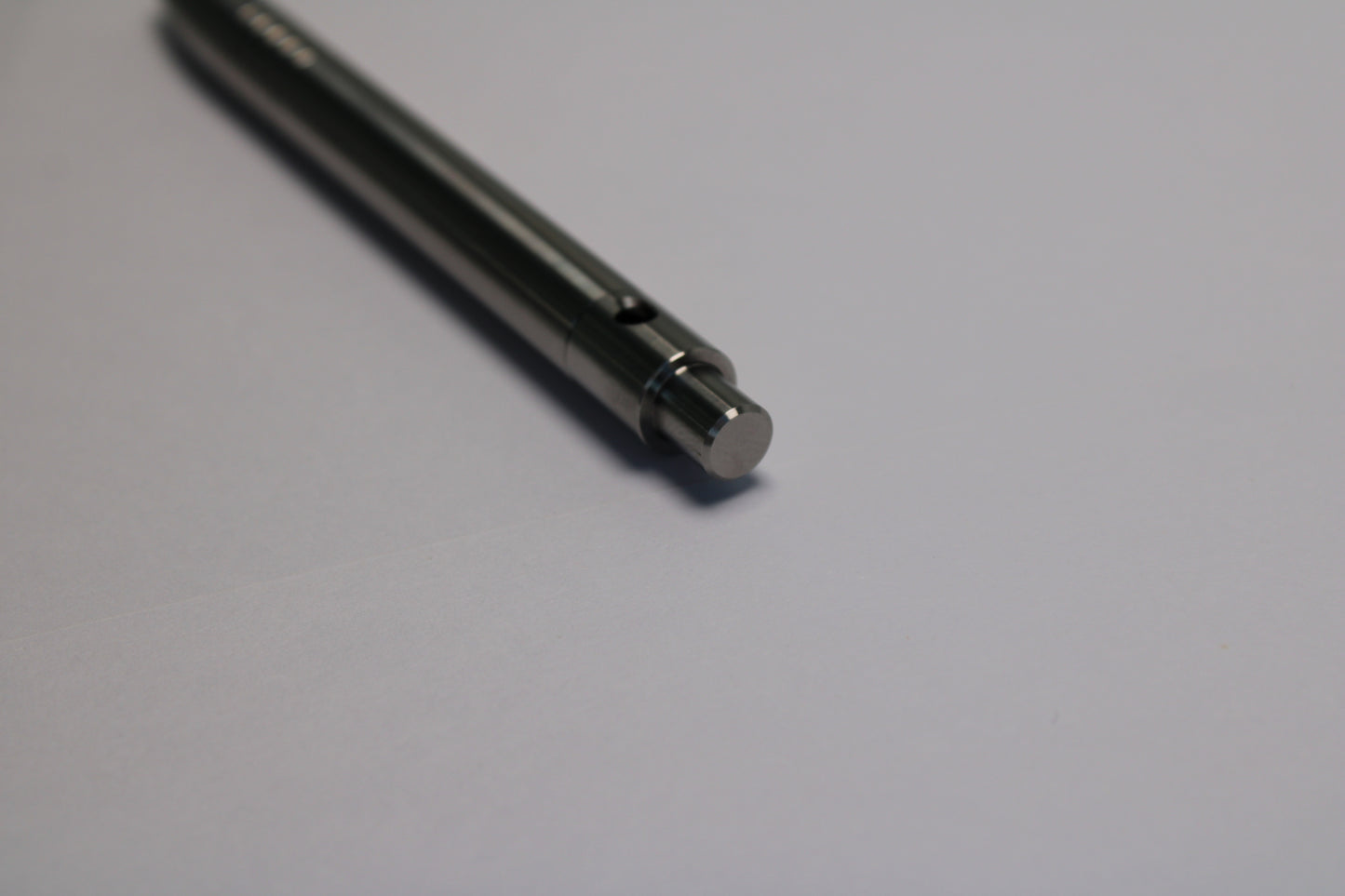 38 Clipless Click Pen - 6Al-4V Titanium Round Nose - Grip Lines - Pilot Acro 0.5mm
