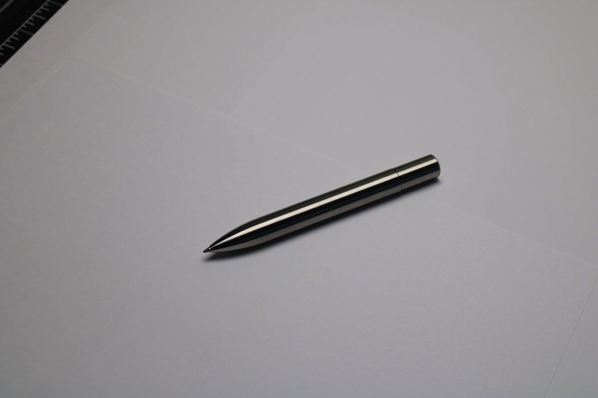 45 Clipless Twist Pen - 6Al-4V Titanium - Round Nose - Pentel EnerGel