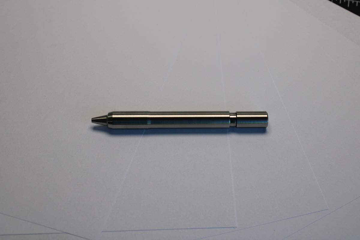 47 Clipless Twist Pen - 6Al-4V Titanium - Triple Bevel Nose - Pentel EnerGel