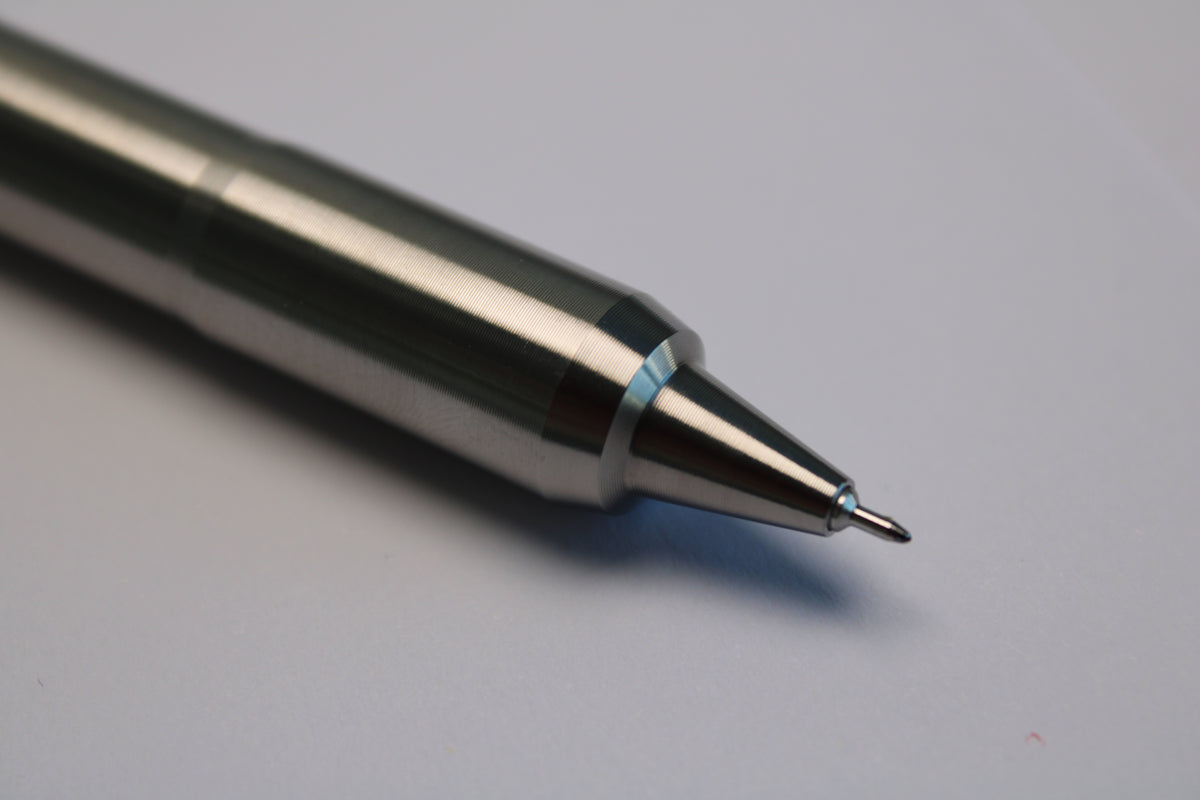 47 Clipless Twist Pen - 6Al-4V Titanium - Triple Bevel Nose - Pentel EnerGel