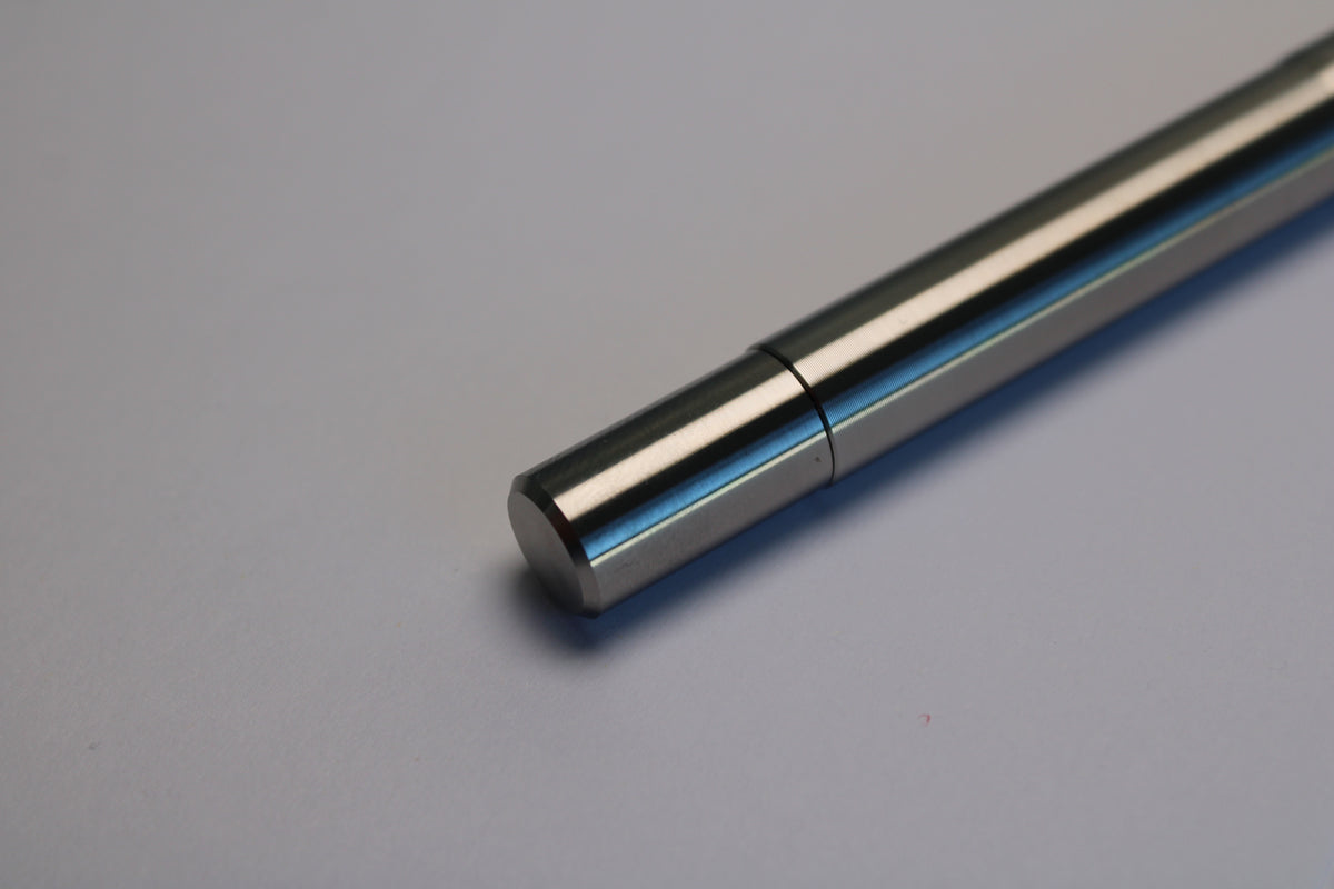 47 Clipless Twist Pen - 6Al-4V Titanium - Triple Bevel Nose - Pentel EnerGel
