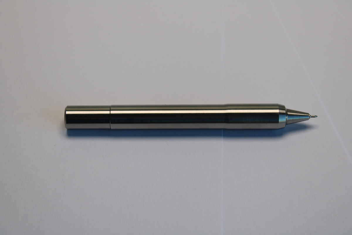 47 Clipless Twist Pen - 6Al-4V Titanium - Triple Bevel Nose - Pentel EnerGel