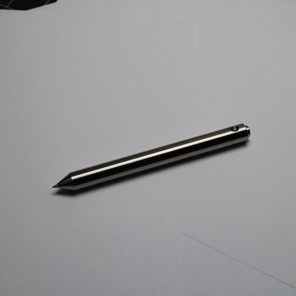 48 Clipless Click Pen - 6Al-4V Titanium - Conical Nose - Zebra Sarasa