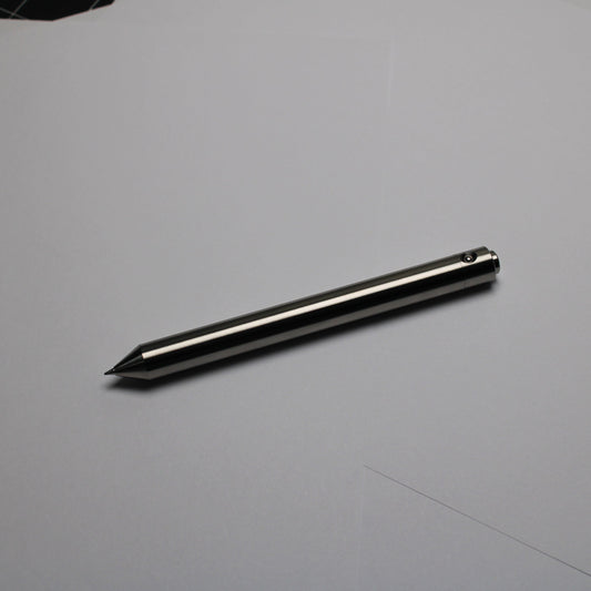48 Clipless Click Pen - 6Al-4V Titanium - Conical Nose - Zebra Sarasa