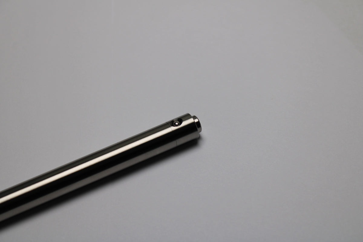 48 Clipless Click Pen - 6Al-4V Titanium - Conical Nose - Zebra Sarasa
