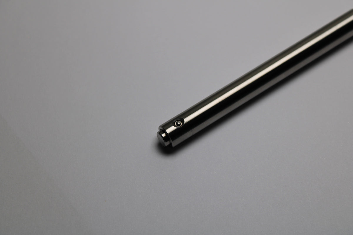 48 Clipless Click Pen - 6Al-4V Titanium - Conical Nose - Zebra Sarasa