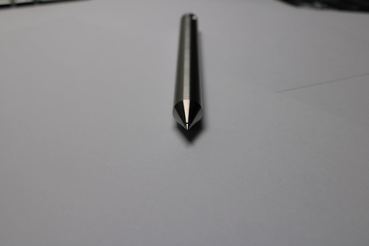 48 Clipless Click Pen - 6Al-4V Titanium - Conical Nose - Zebra Sarasa