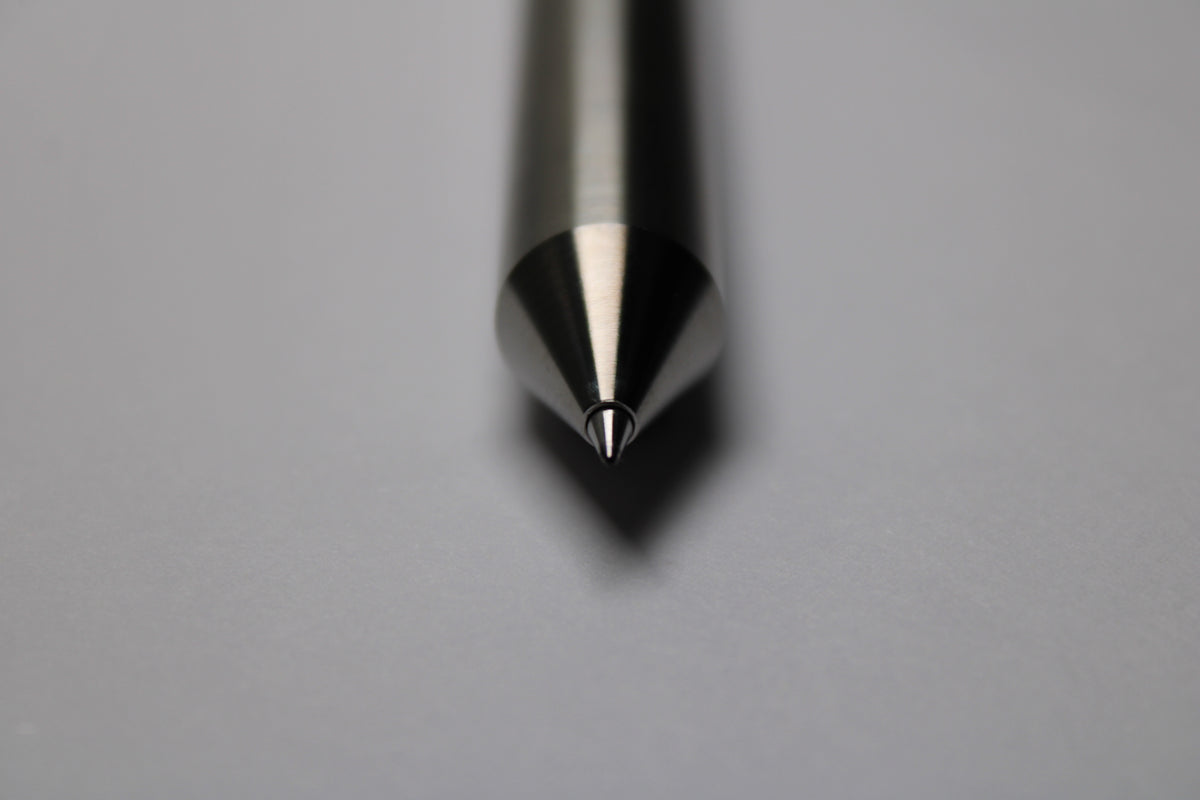 48 Clipless Click Pen - 6Al-4V Titanium - Conical Nose - Zebra Sarasa