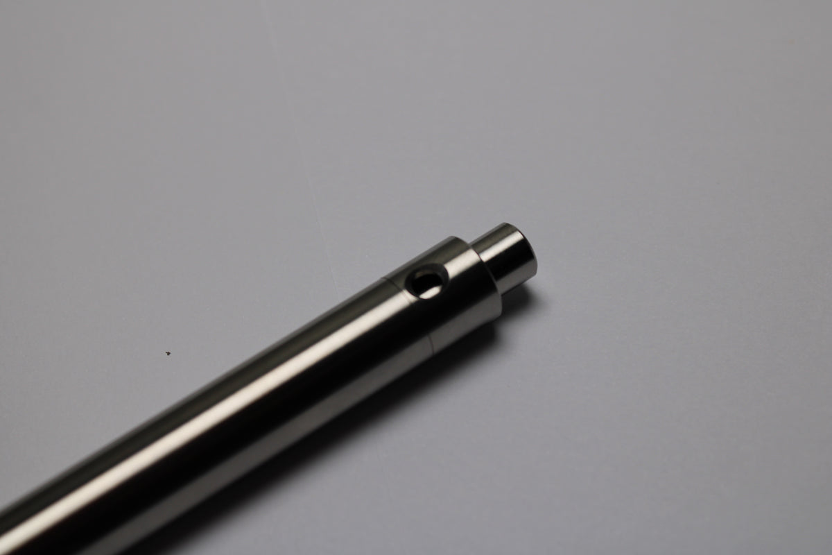 48 Clipless Click Pen - 6Al-4V Titanium - Conical Nose - Zebra Sarasa