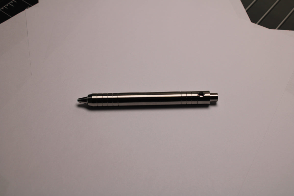 48 Clipless Click Pen - 6Al-4V Titanium - Triple Bevel - SXR-600
