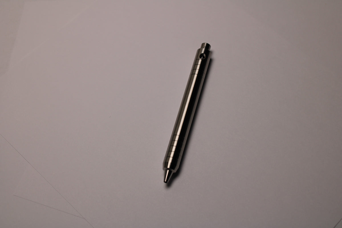 48 Clipless Click Pen - 6Al-4V Titanium - Triple Bevel - SXR-600