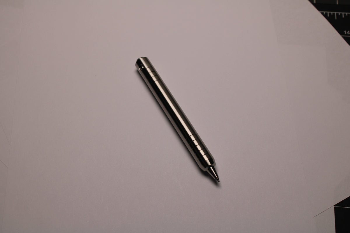 48 Clipless Click Pen - 6Al-4V Titanium - Triple Bevel - SXR-600