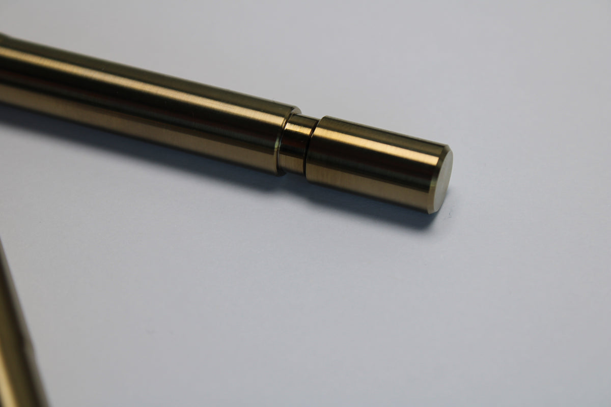 47 Clipless Twist Pen - Anodized - 6Al-4V Titanium - Triple Bevel Nose - Pentel EnerGel