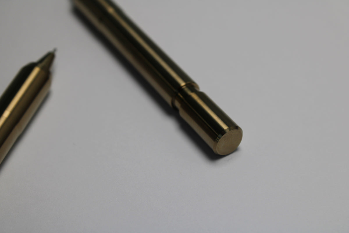 47 Clipless Twist Pen - Anodized - 6Al-4V Titanium - Triple Bevel Nose - Pentel EnerGel