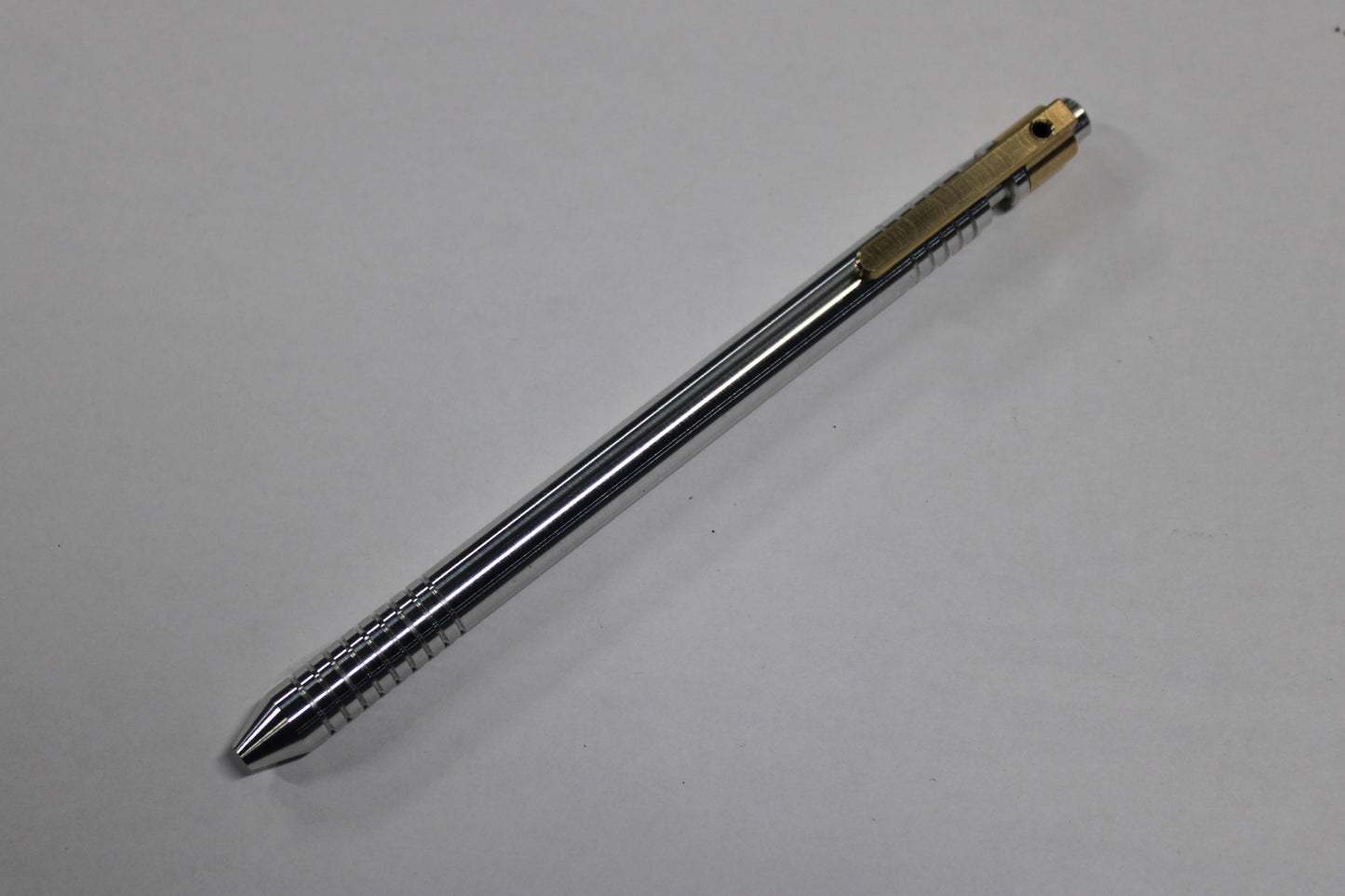 38 Aluminum - Rollerball (Pilot G2) - Brass Clip