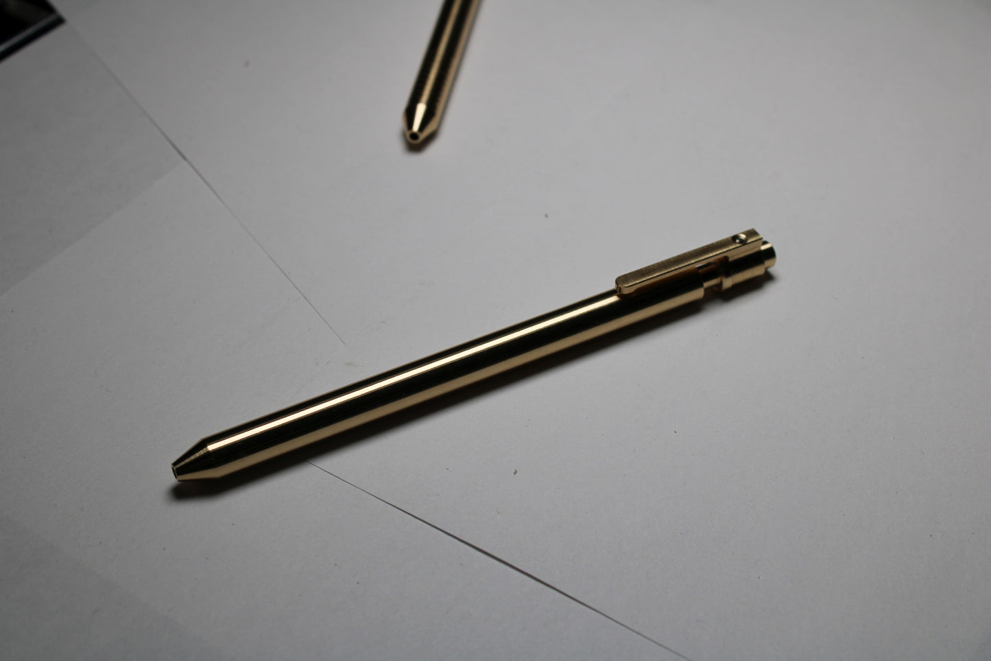38 Brass - Brass Clip -  Rollerball (Pilot G2)