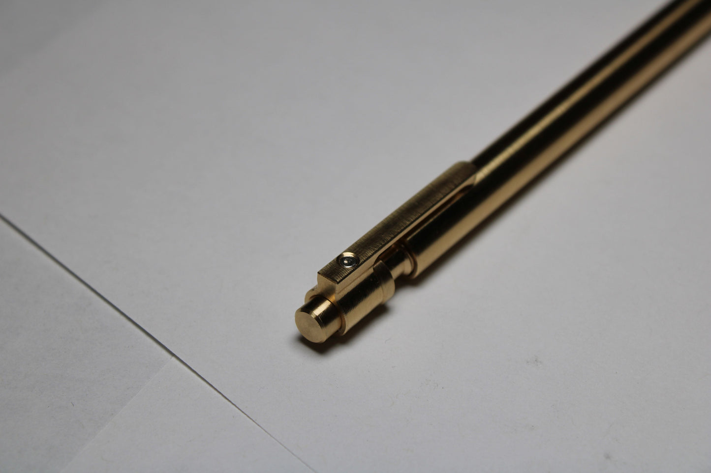 38 464 Brass - No Rings - Pilot G2 (Rollerball) - Brass Clip