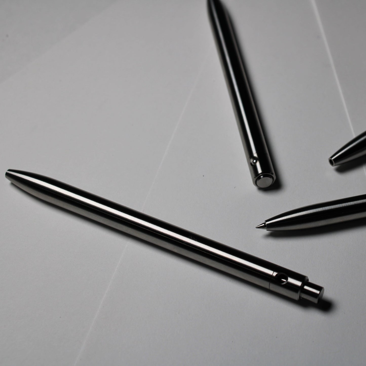 36 Click Pen - Pre Order - 6Al-4V Titanium - Pentel EnerGel 0.7mm - Clipless - Round Nose