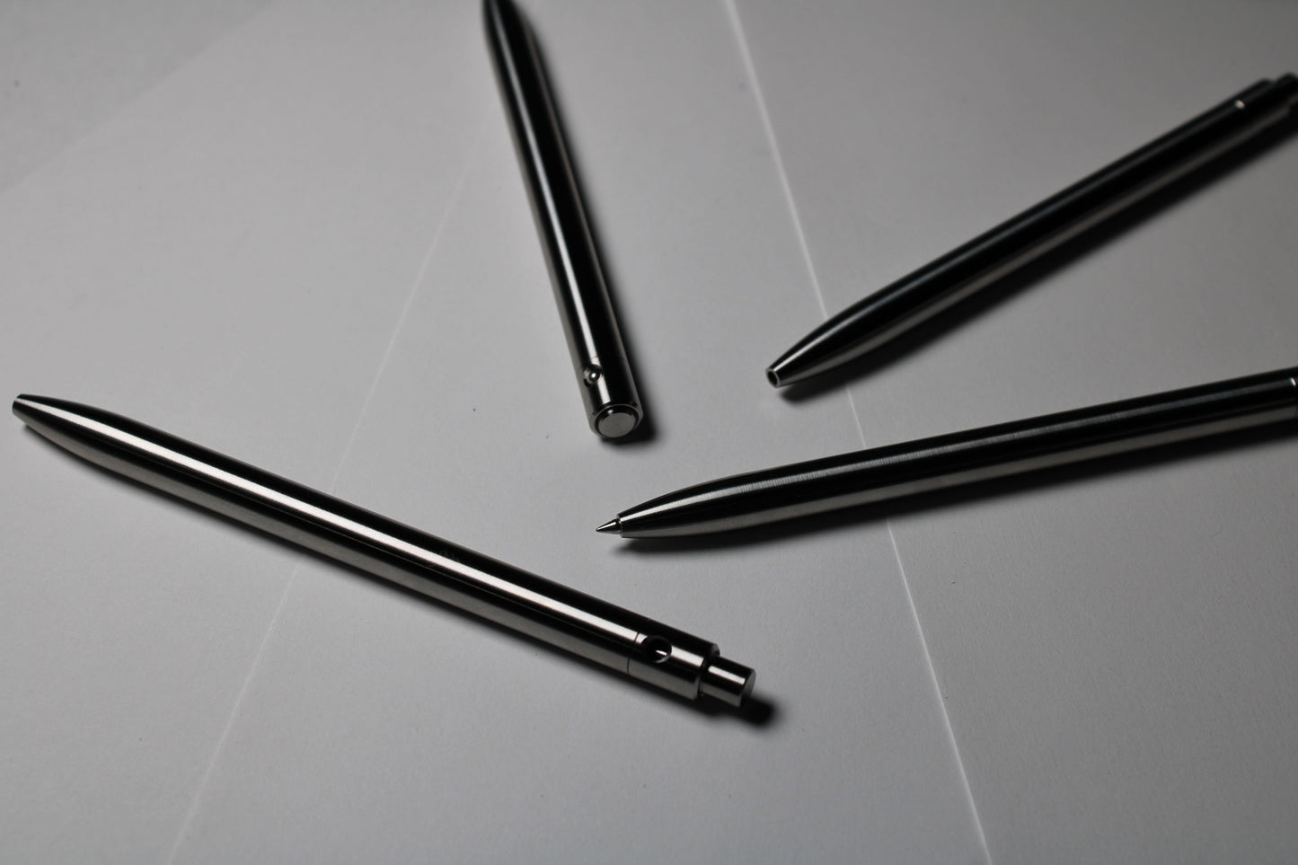 36 Click Pen - Pre Order - 6Al-4V Titanium - Pentel Energel 0.5mm Needle Nose - Clipless - Round Nose