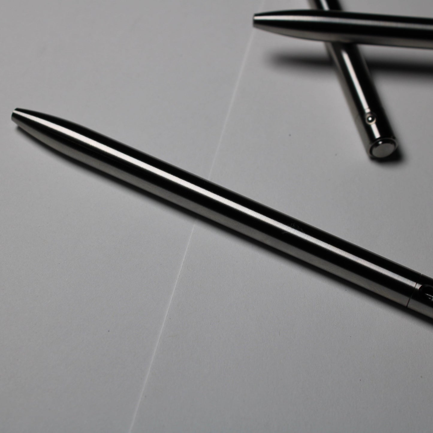 36 Click Pen - Pre Order - 6Al-4V Titanium - Pentel Energel 0.5mm Needle Nose - Clipless - Round Nose