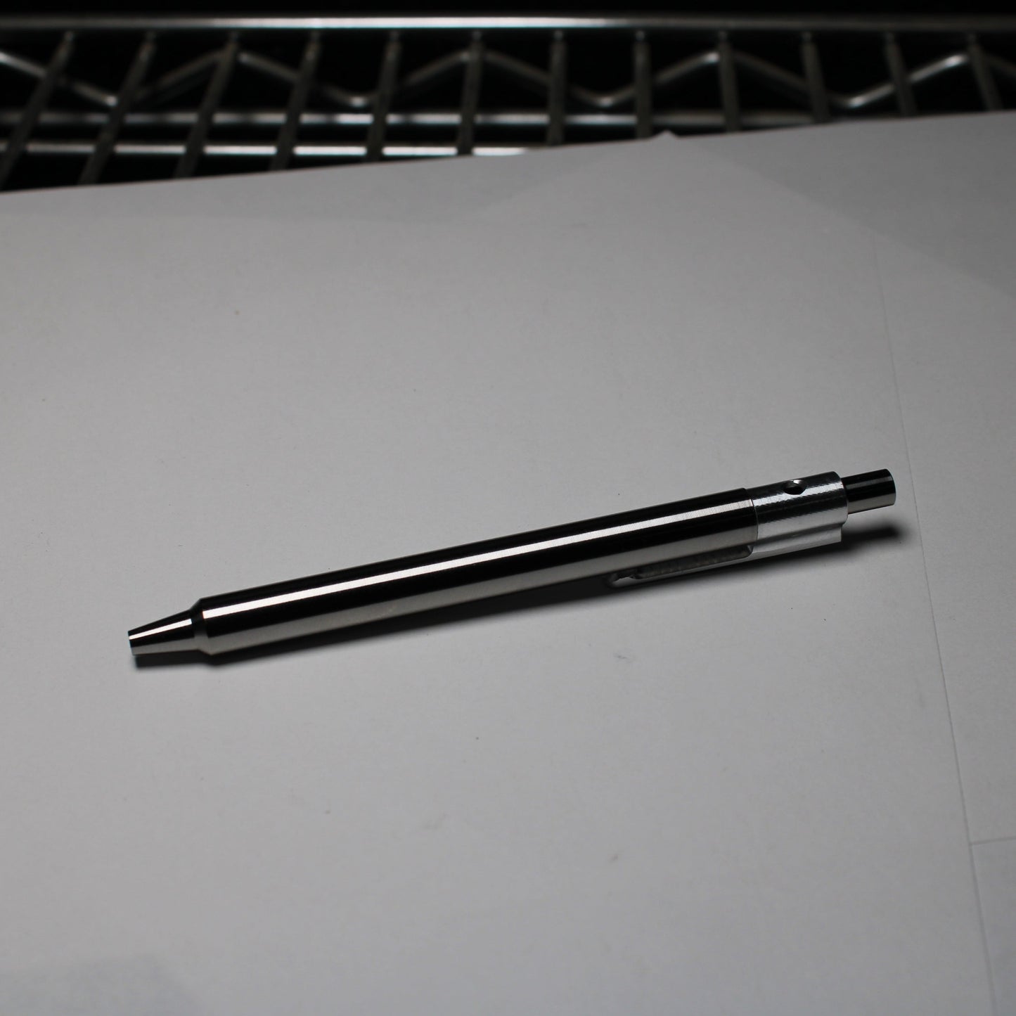 36 Click Pen - 6Al-4V - ISO G2 (Parker) - Step Nose - 6061 Aluminum Clip
