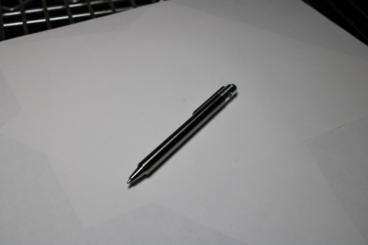 36 Click Pen - 6Al-4V - ISO G2 (Parker) - Step Nose - 6061 Aluminum Clip