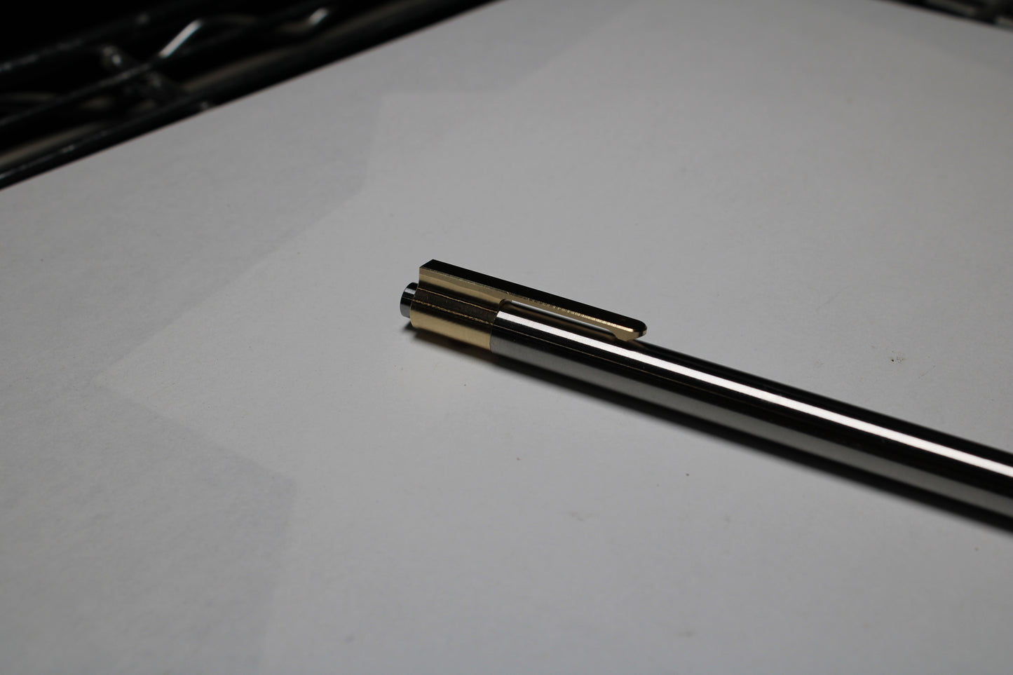 36 Click Pen - 6Al-4V - ISO G2 (Parker) - Step Nose - 464 Brass Clip