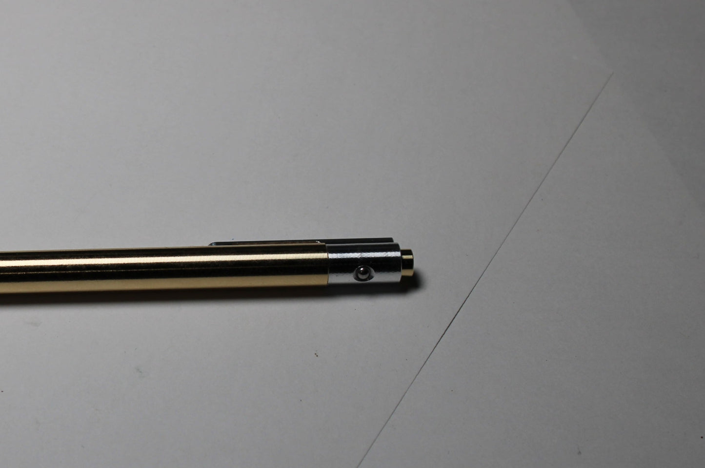 36 Click Pen - 464 Brass - Pilot G2 - Round Nose - 6061 Aluminum Clip