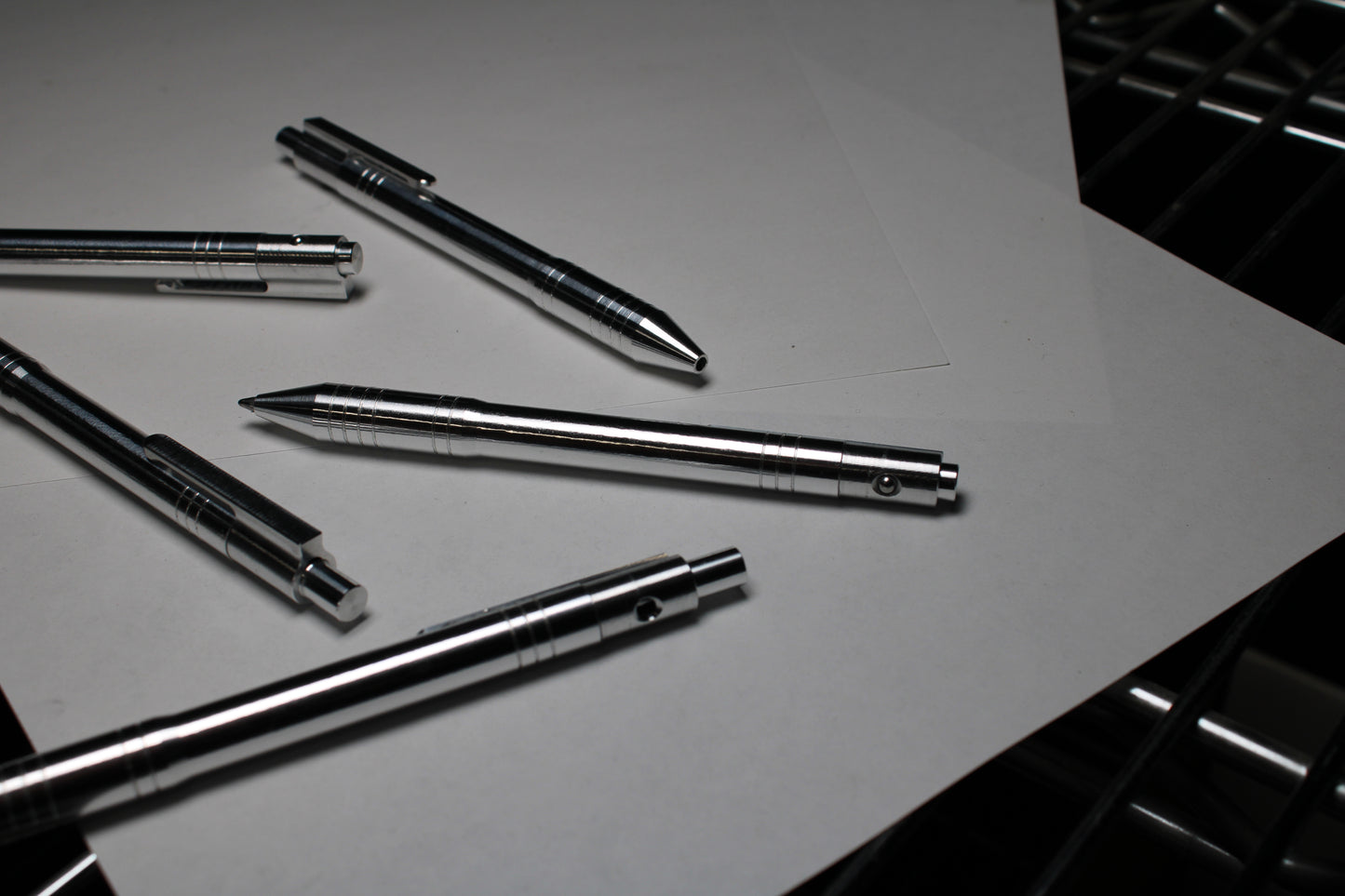 40 Click Pen - 6061 Aluminum - Schmidt EasyFlow 9000 - Clip and Grooves