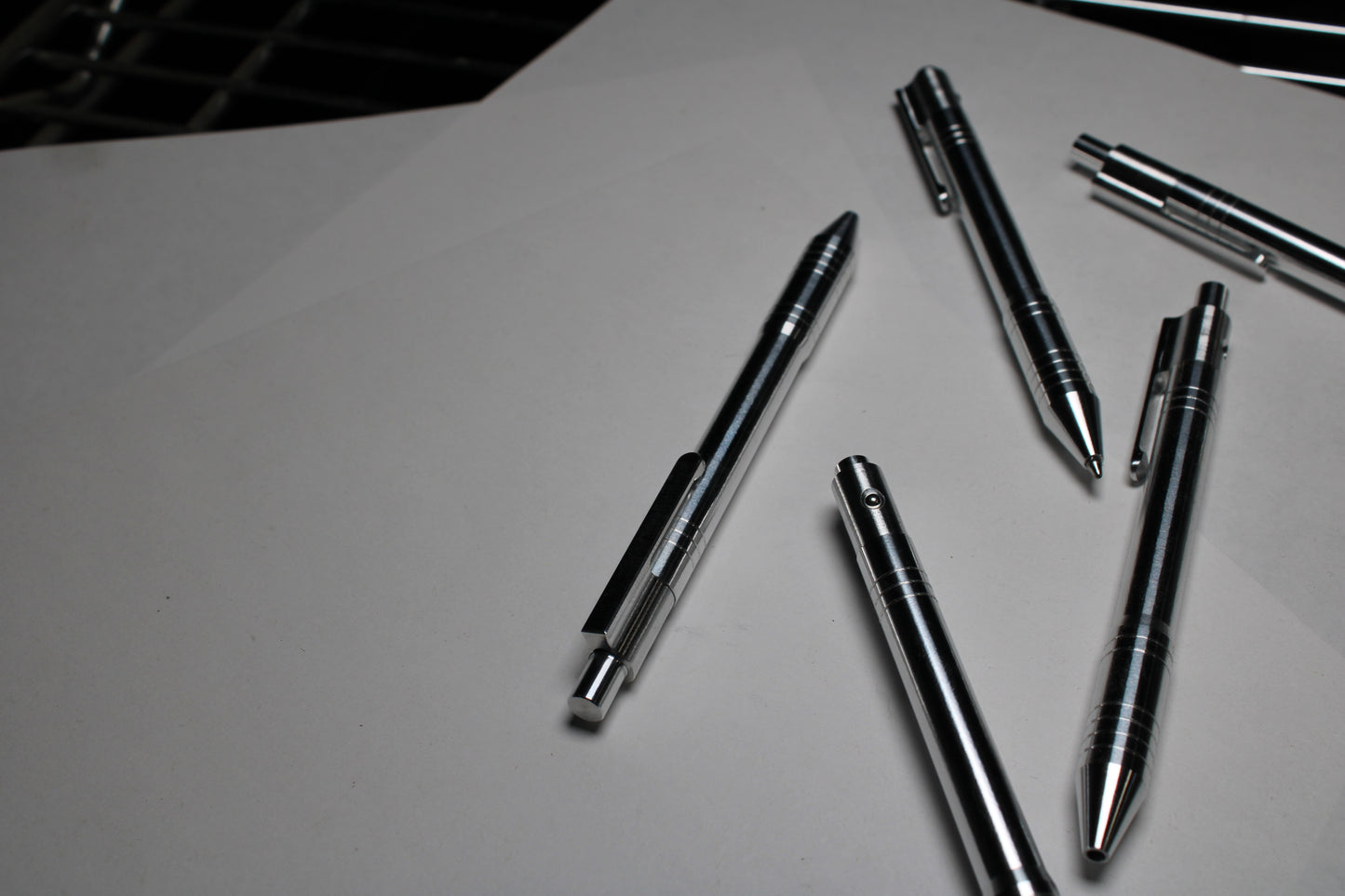 40 Click Pen - 6061 Aluminum - Schmidt EasyFlow 9000 - Clip and Grooves