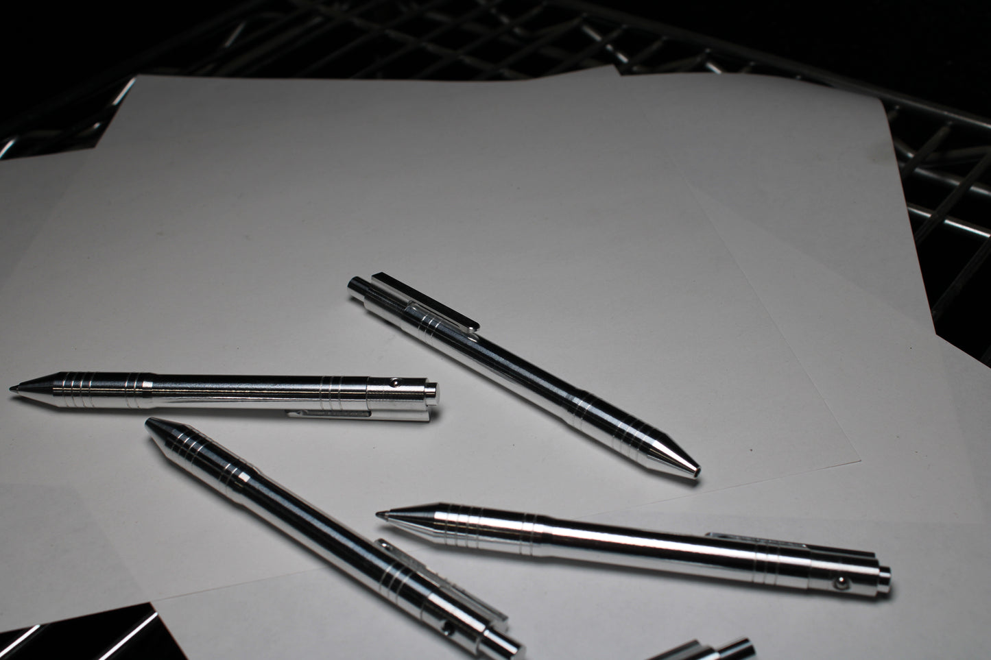40 Click Pen - 6061 Aluminum - Schmidt EasyFlow 9000 - Clip and Grooves
