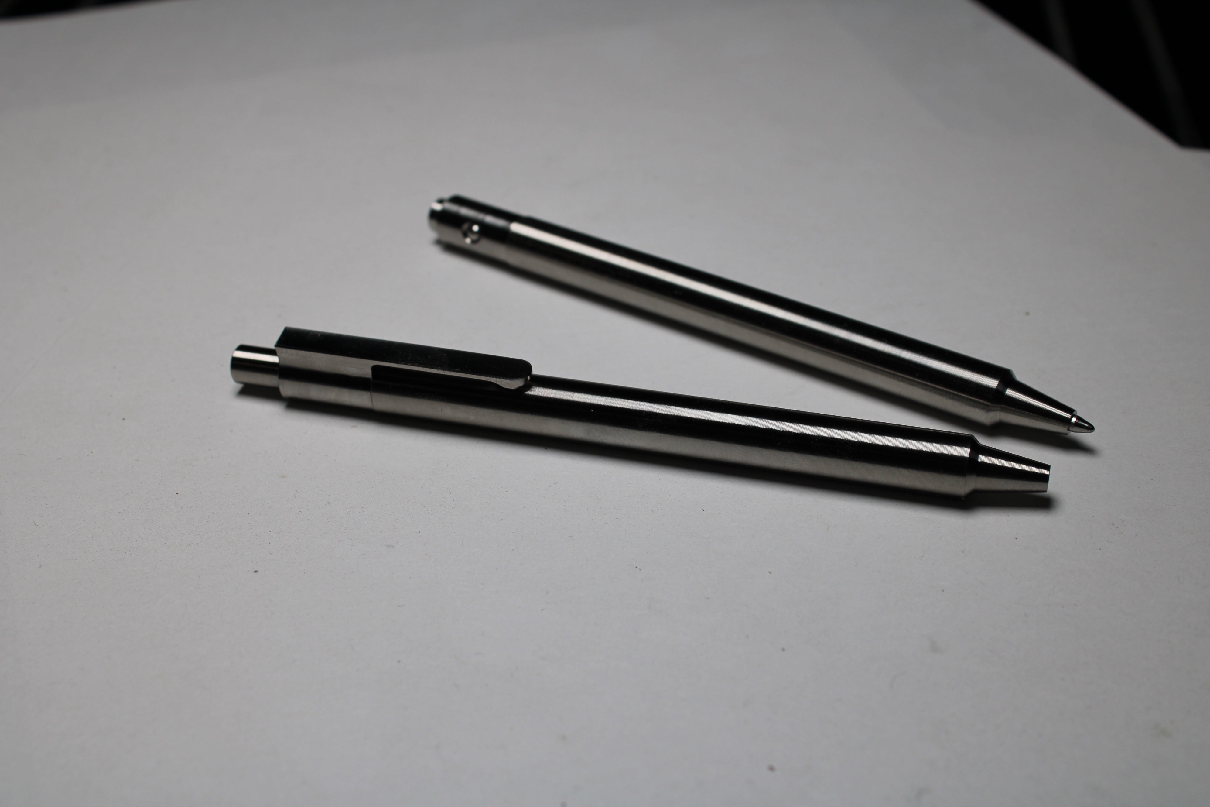36 Click Pen - 6Al-4V Titanium - ISO G2 (Parker) Refill - Step