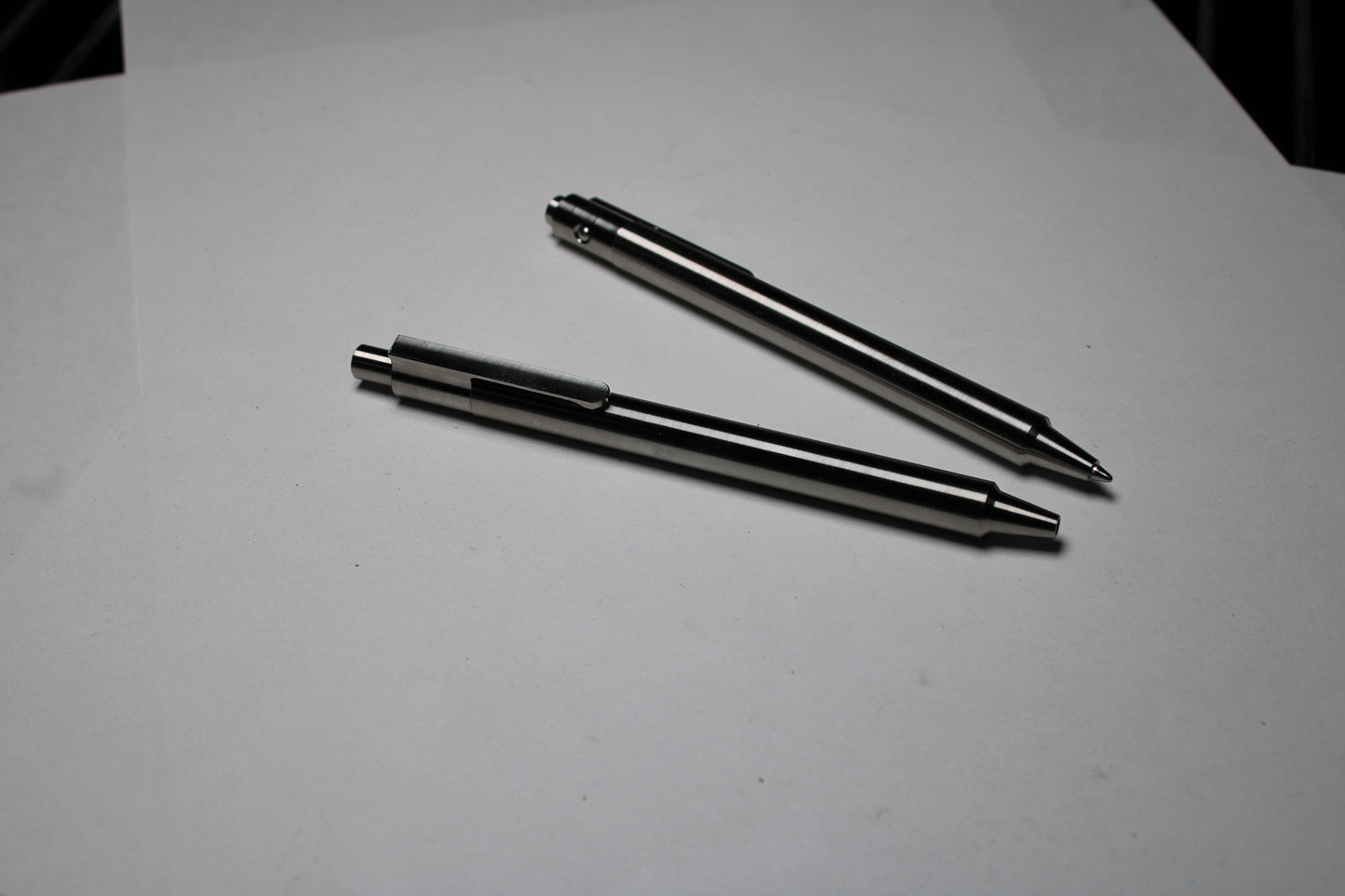 36 Click Pen - 6Al-4V Titanium - ISO G2 (Parker) Refill - Step Nose - 6Al-4V Titanium Clip
