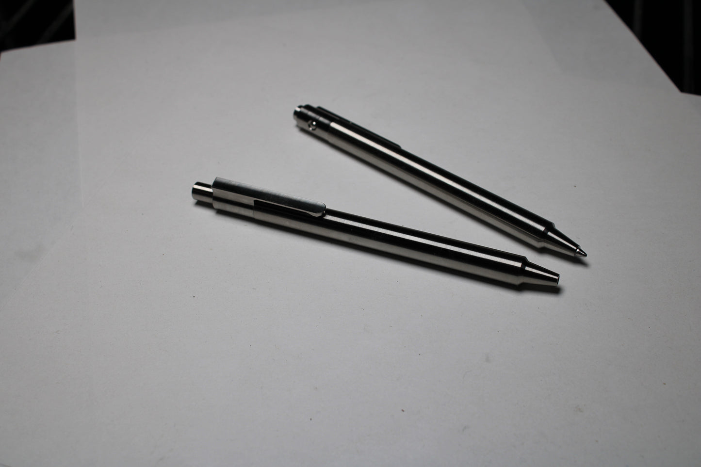 36 Click Pen - 6Al-4V Titanium - ISO G2 (Parker) Refill - Step Nose - 6Al-4V Titanium Clip