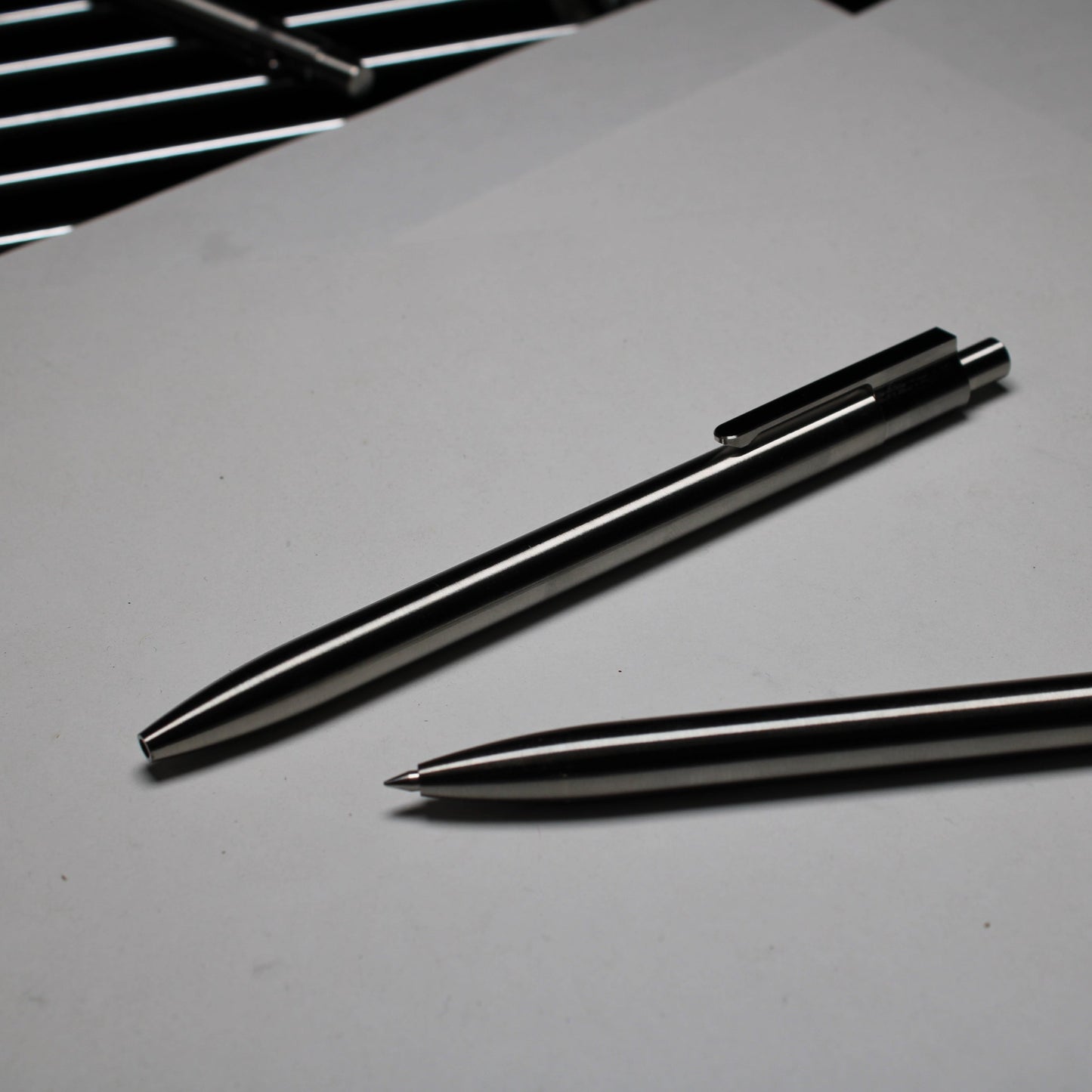 36 Click Pen - 6Al-4V Titanium - Round Nose - Pilot G2 - 6Al-4V Titanium Clip