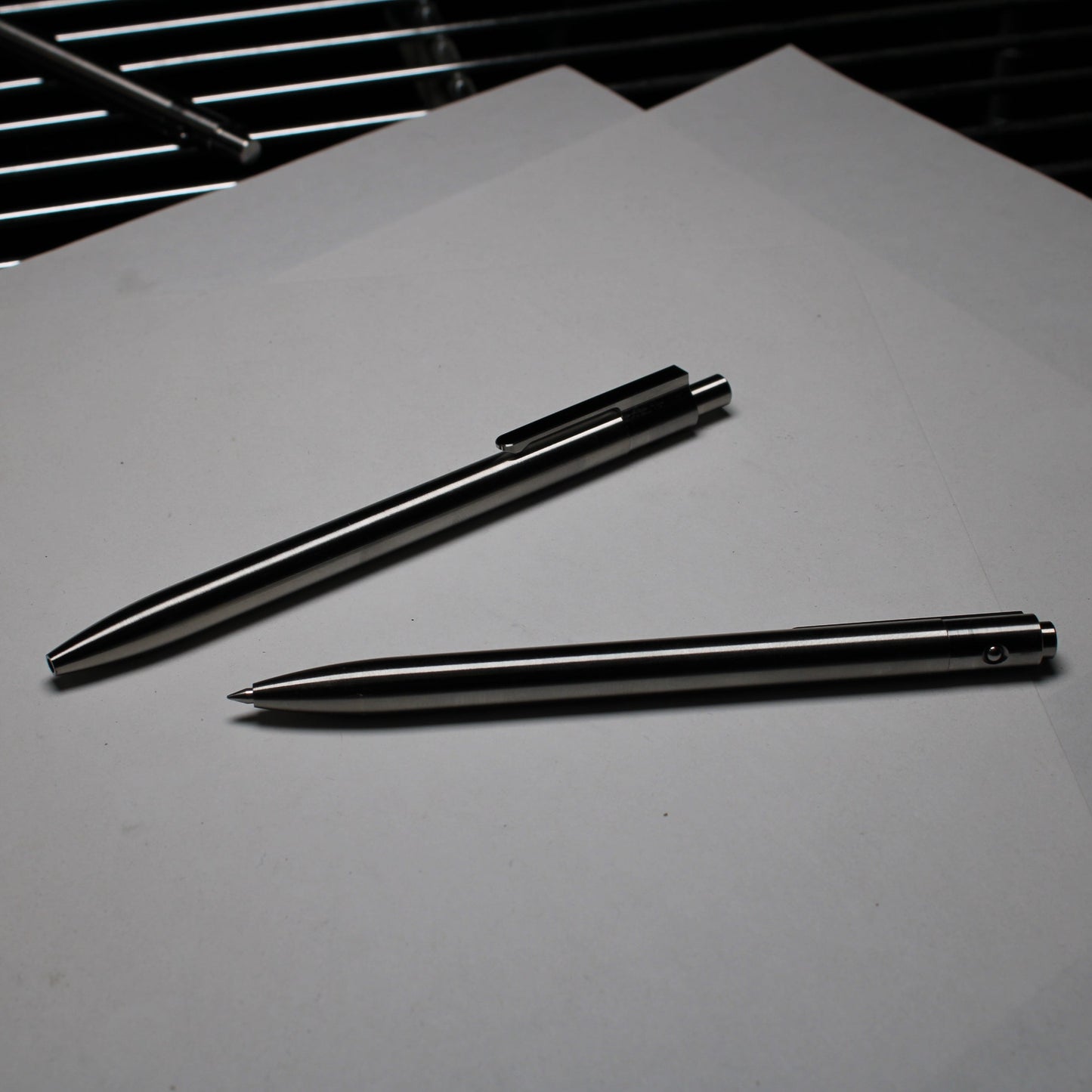 36 Click Pen - Pre Order - 6Al-4V Titanium - Round Nose - Pilot G2 - 6Al-4V Titanium Clip