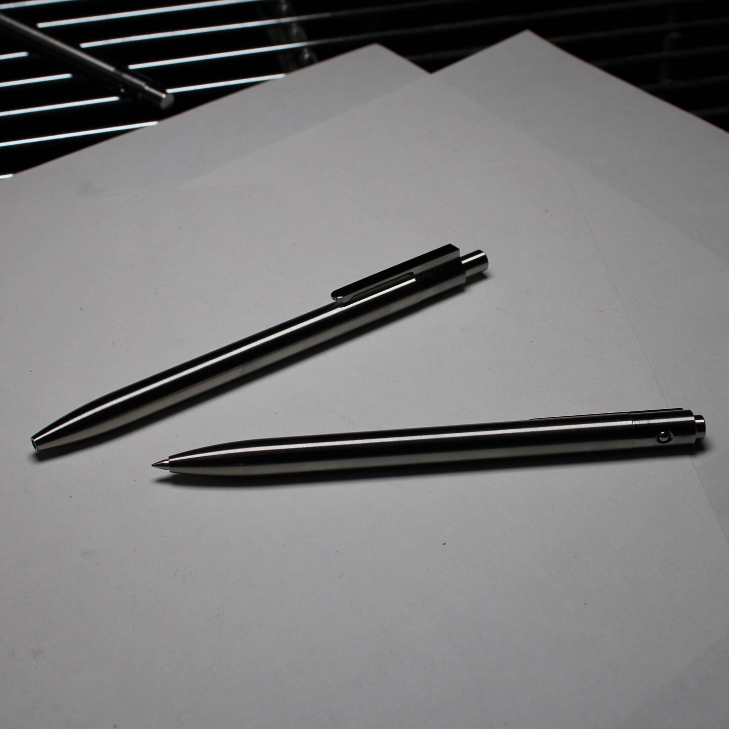 36 Click Pen - Pre Order - 6Al-4V Titanium - Round Nose - Pentel EnerGel 0.7mm - 6Al-4V Titanium Clip