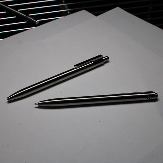 36 Click Pen - Pre Order - 6Al-4V Titanium - Round Nose - Pilot G2 - 6Al-4V Titanium Clip