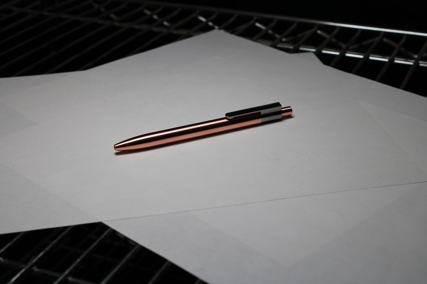 36 Click Pen - Pre Order - C110 Copper - ISO G2 (Parker) Refill - Round Nose - 6Al-4V Titanium Clip