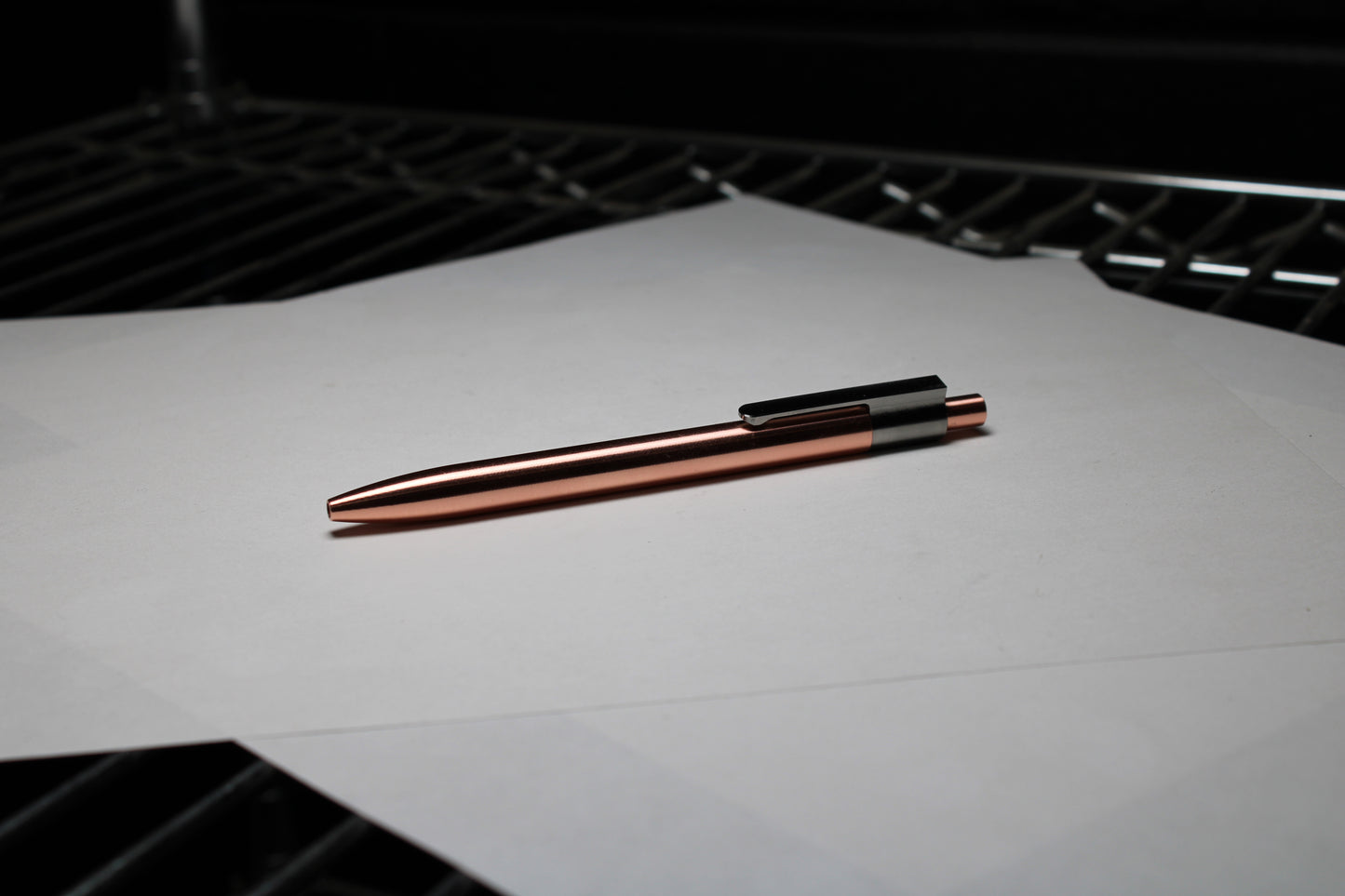 36 Click Pen - Pre Order - C110 Copper - ISO G2 (Parker) Refill - Round Nose - 6Al-4V Titanium Clip