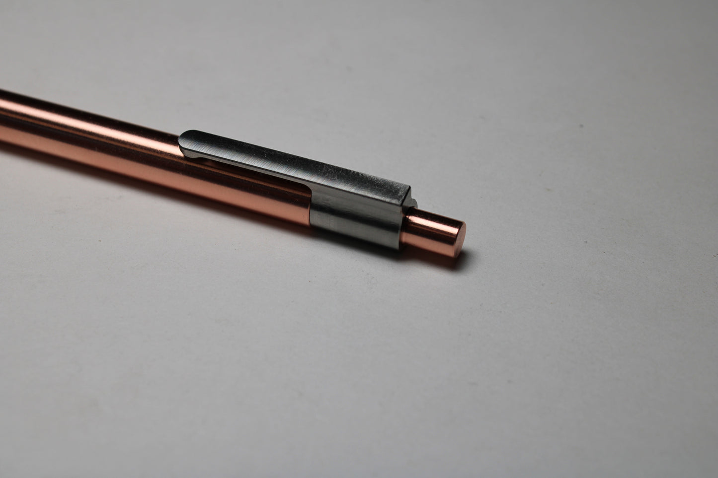 36 Click Pen - Pre Order - C110 Copper - ISO G2 (Parker) Refill - Round Nose - 6Al-4V Titanium Clip