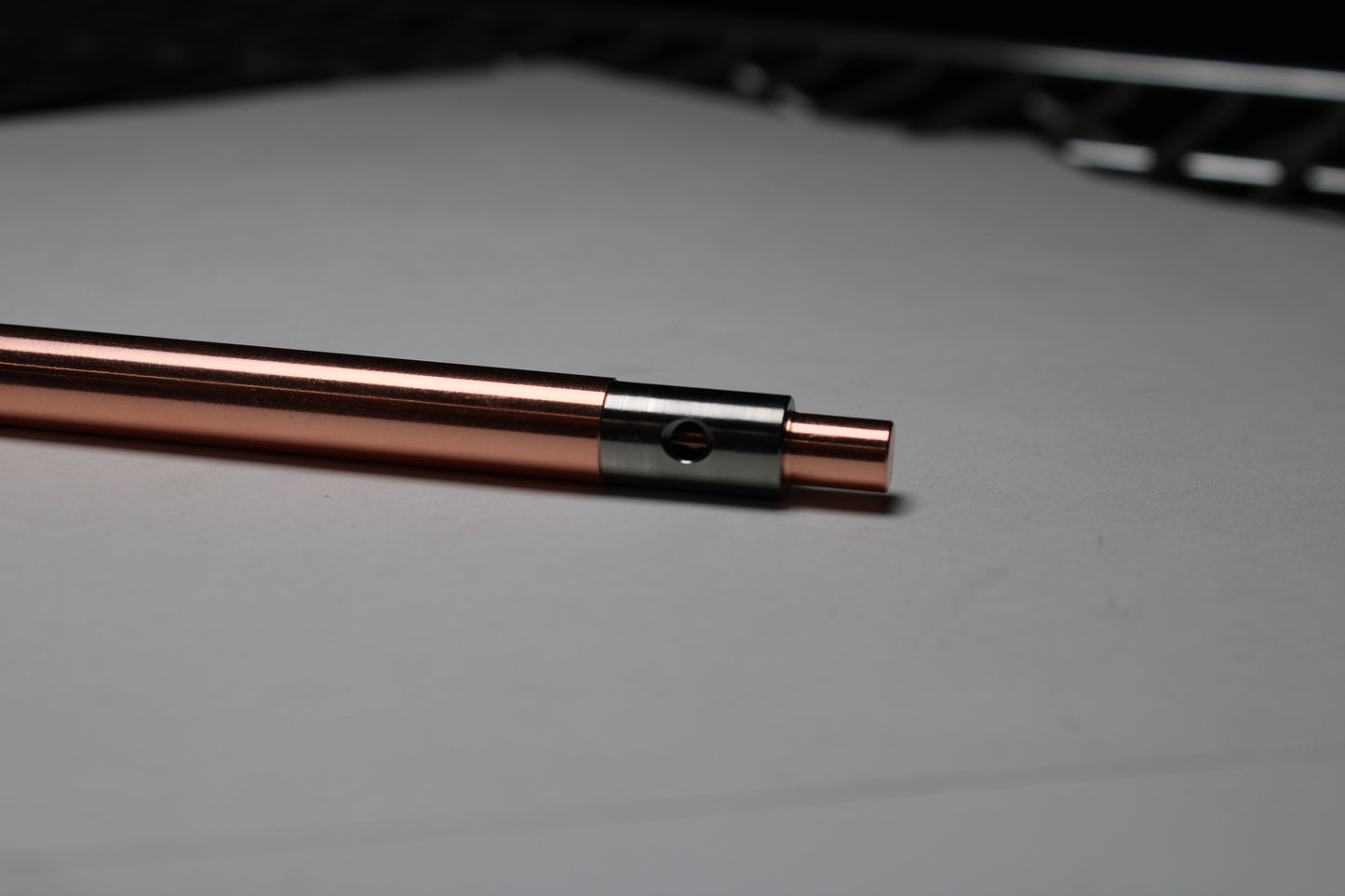 36 Click Pen - Pre Order - C110 Copper - ISO G2 (Parker) Refill - Round Nose - 6Al-4V Titanium Clip