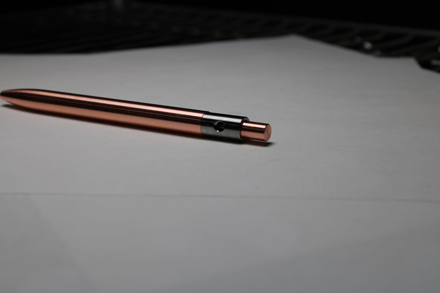 36 Click Pen - Pre Order - C110 Copper - ISO G2 (Parker) Refill - Round Nose - 6Al-4V Titanium Clip