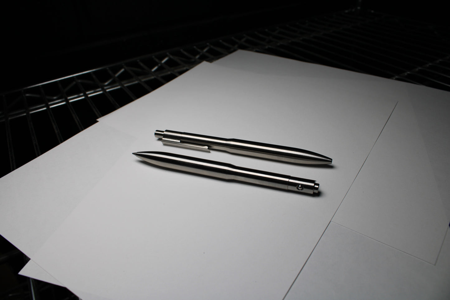 42 Click Pen - 6Al-4V Titanium - Pentel EnerGel 0.7mm