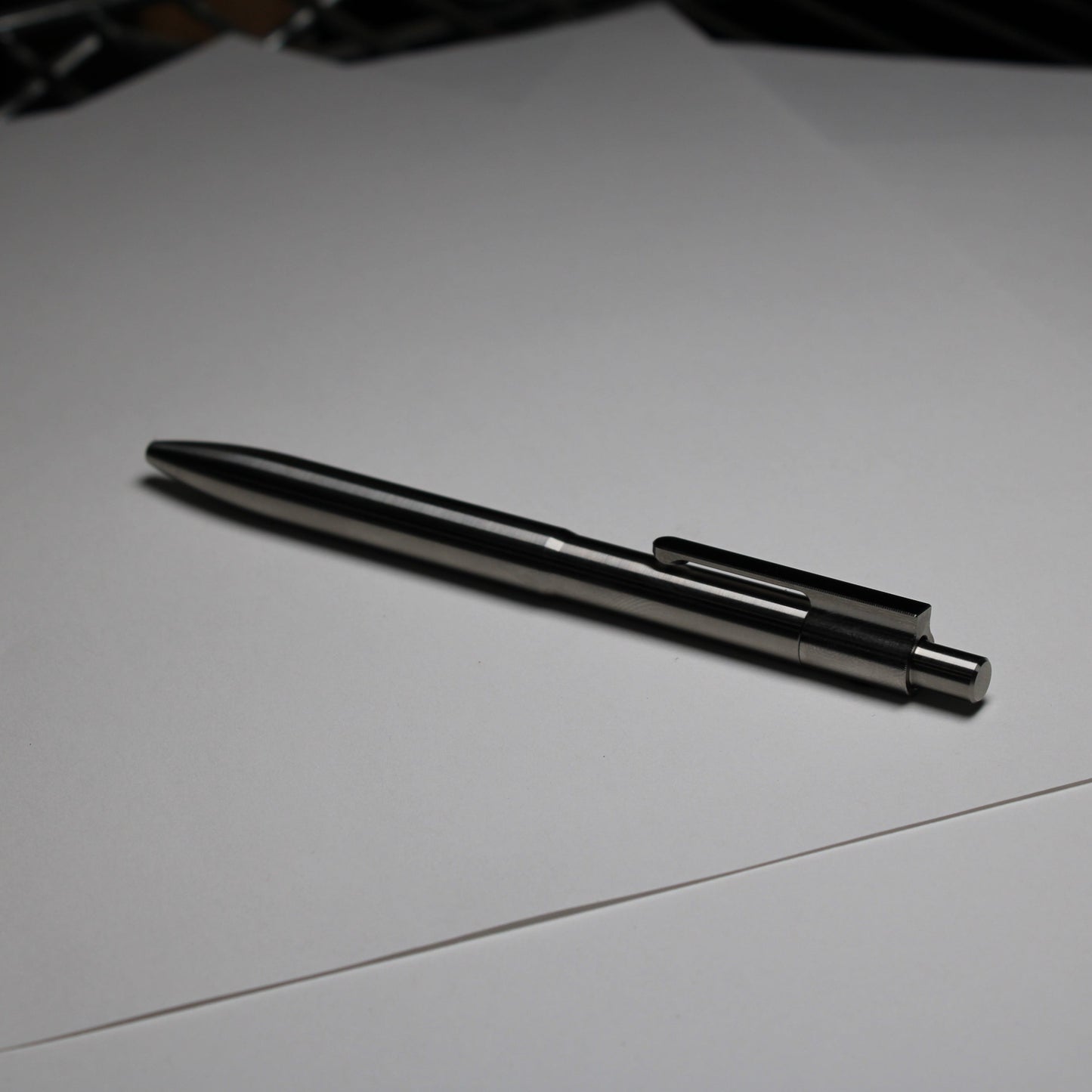 39 Click Pen - 6Al-4V Titanium - Pentel EnerGel 0.7mm