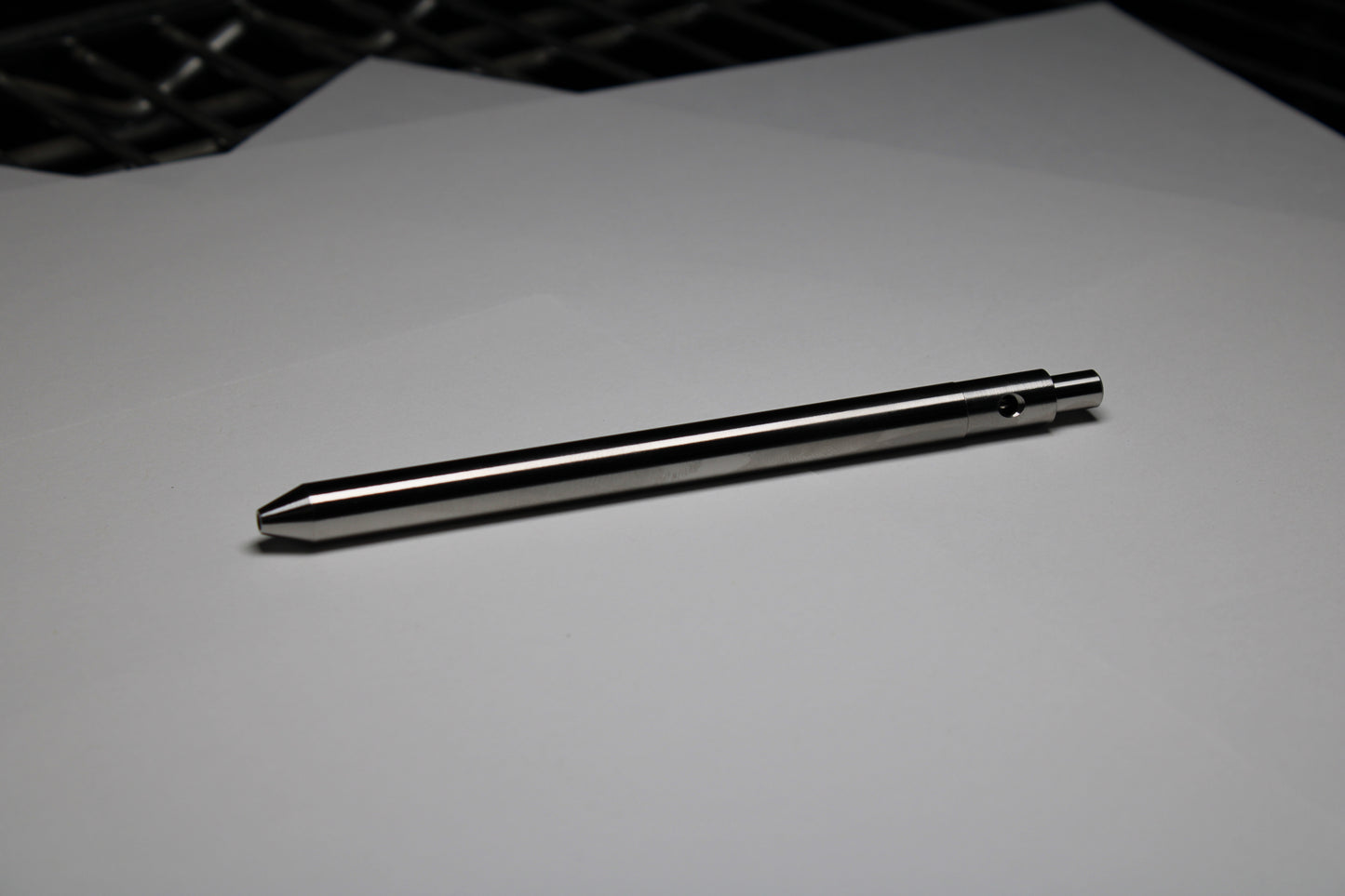 36 Click Pen - 6Al-4V Titanium - Conical Nose - Pilot G2 - 6Al-4V Titanium Clip