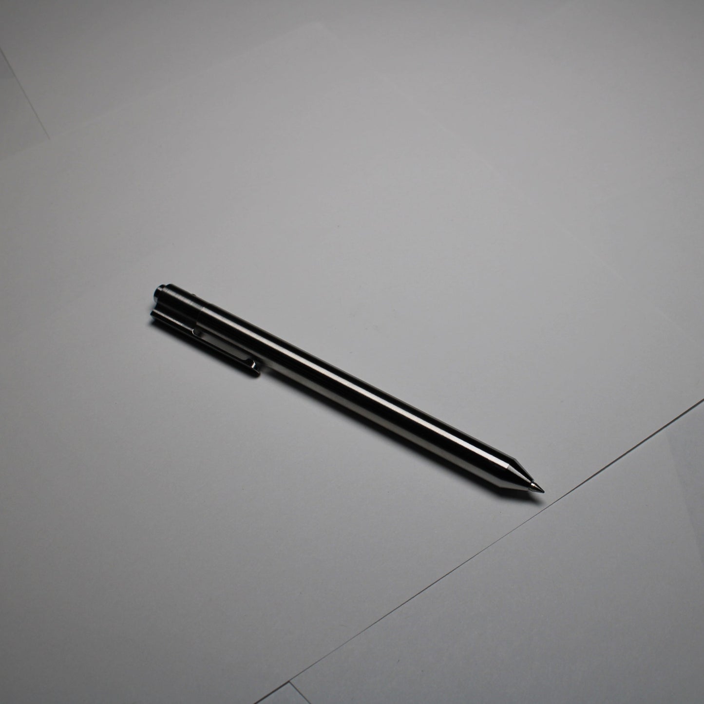 36 Click Pen - 6Al-4V Titanium - Conical Nose - Pilot G2 - 6Al-4V Titanium Clip