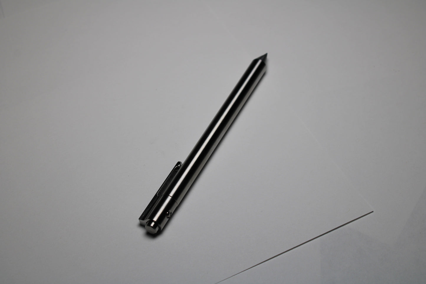 36 Click Pen - 6Al-4V Titanium - Conical Nose - Pilot G2 - 6Al-4V Titanium Clip